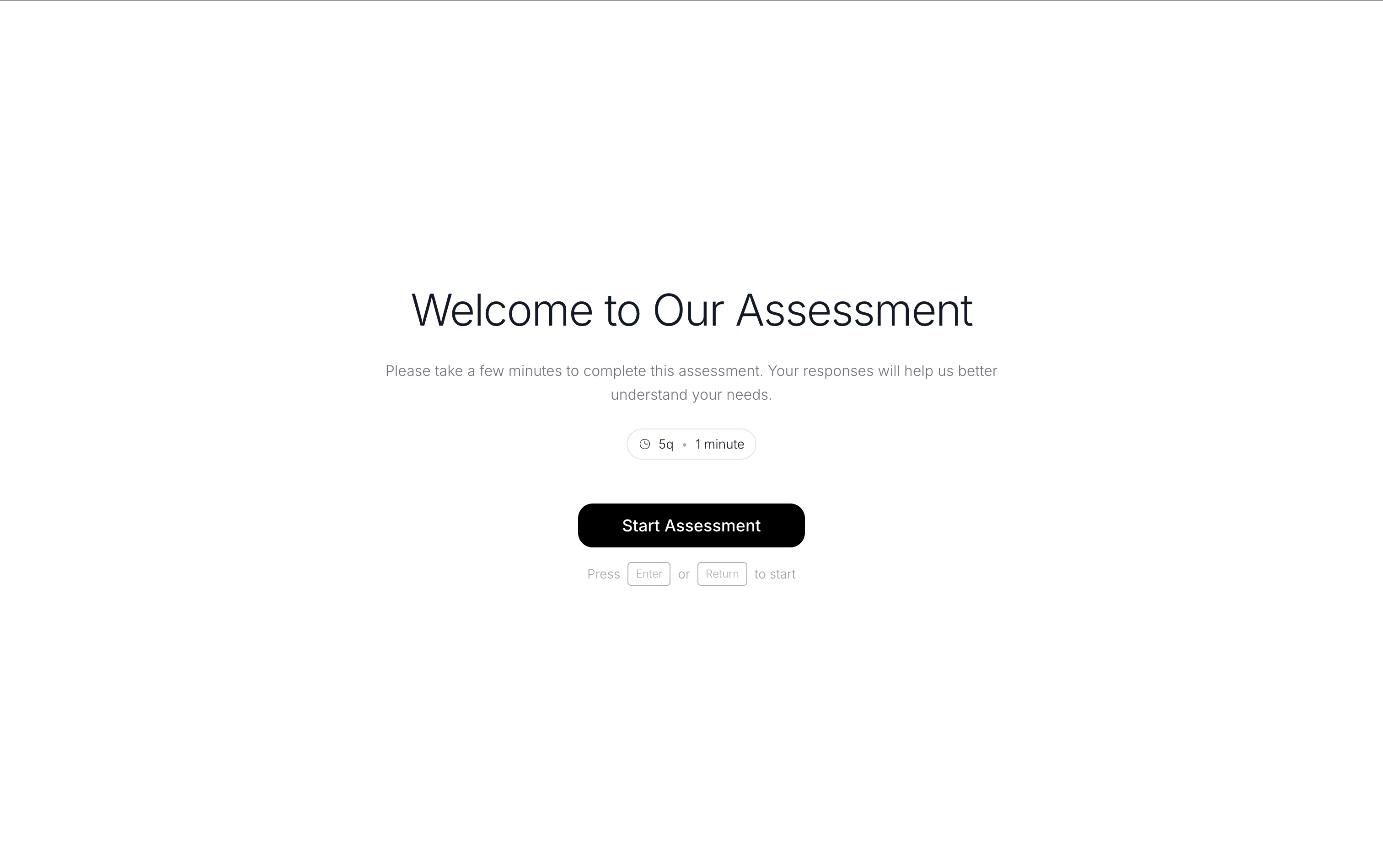Public Assessment Start