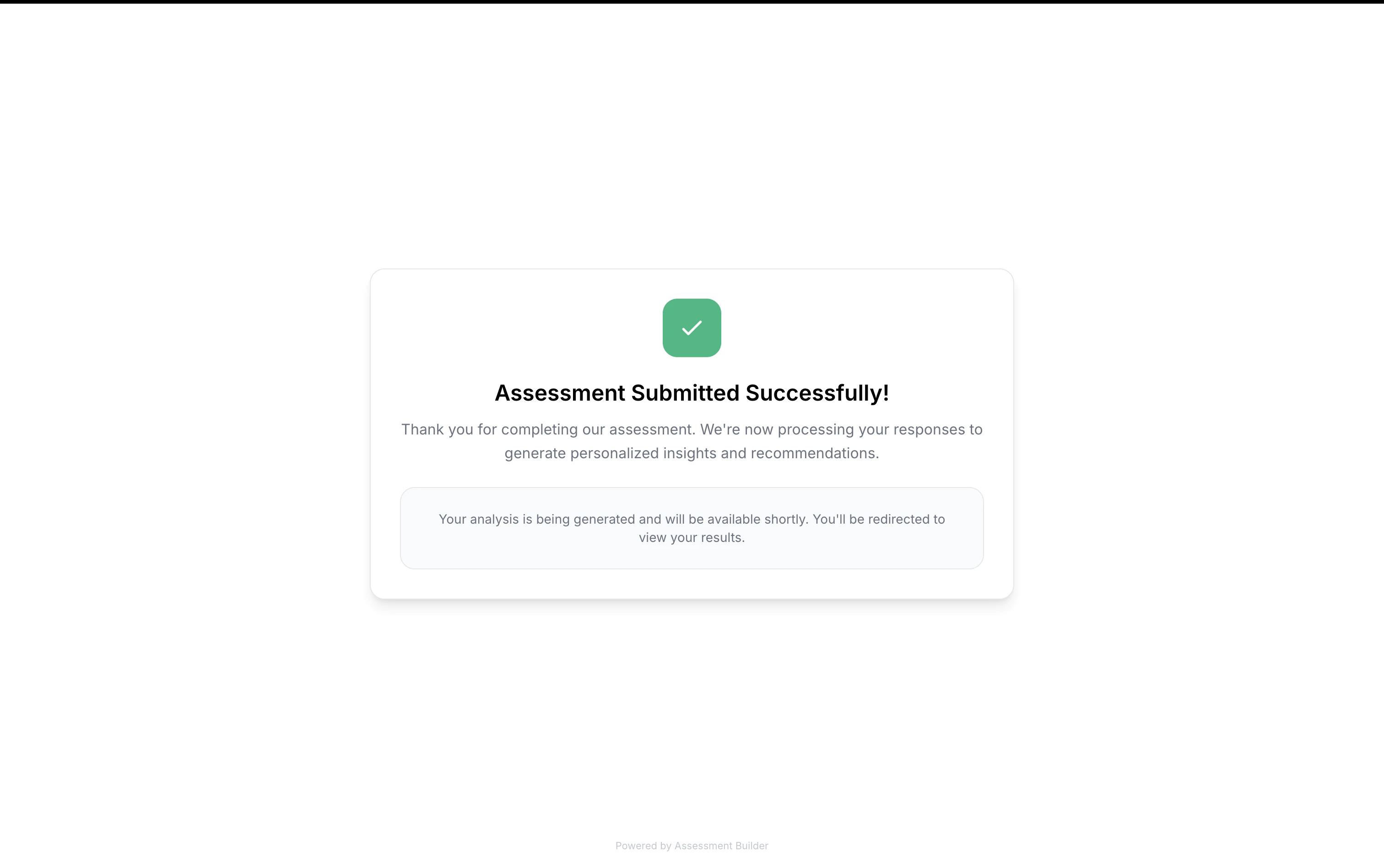 Submission Confirmation