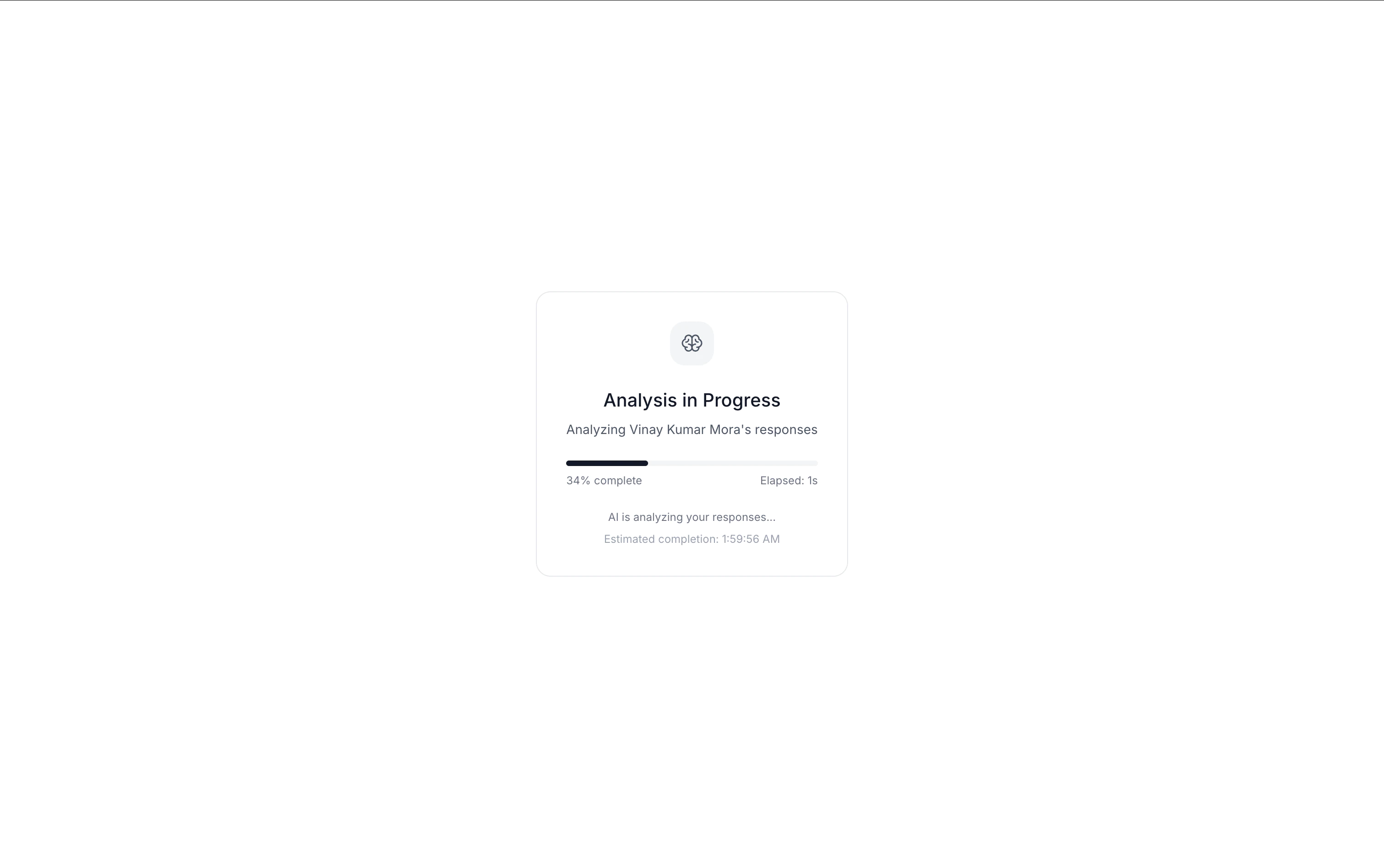 AI Analysis Processing